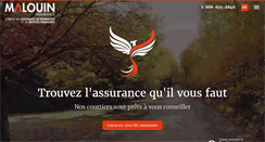 Desktop Screenshot of malouinassurance.ca