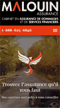 Mobile Screenshot of malouinassurance.ca